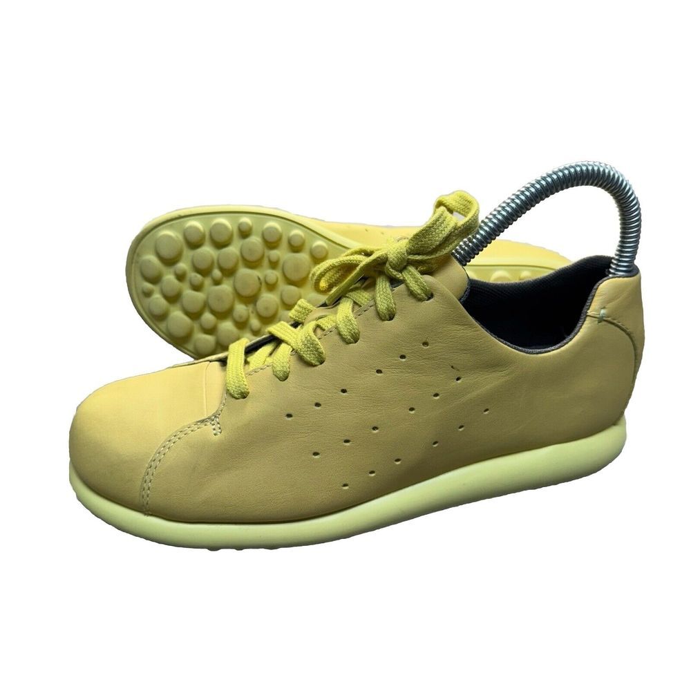 Camper Shoes Womens 36 5.5‎ Yellow Pelotas XLite Anatomic Footbed Mallorca Spain